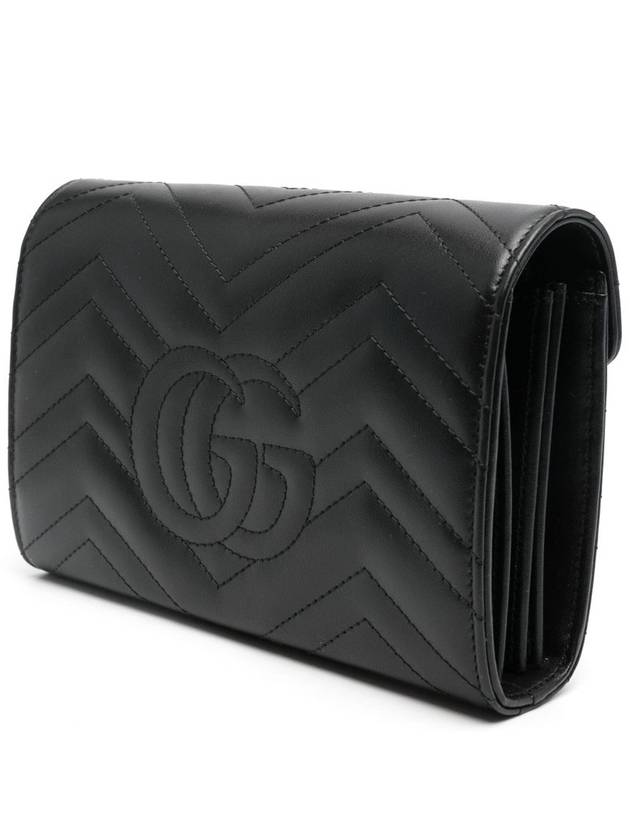 GG Marmont Matelasse Mini Crossbody Bag Black - GUCCI - BALAAN 4