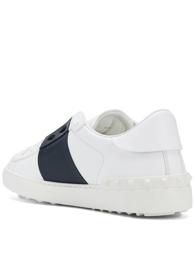 Hidden Open Band Low Top Sneakers White - VALENTINO - BALAAN.