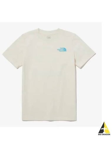 The North Face KIDS Venture Short Sleeve Round Tee NT7UP04U CRE - THE NORTH FACE - BALAAN 1