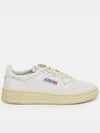 Medalist Leather Low Top Sneakers White - AUTRY - BALAAN 2