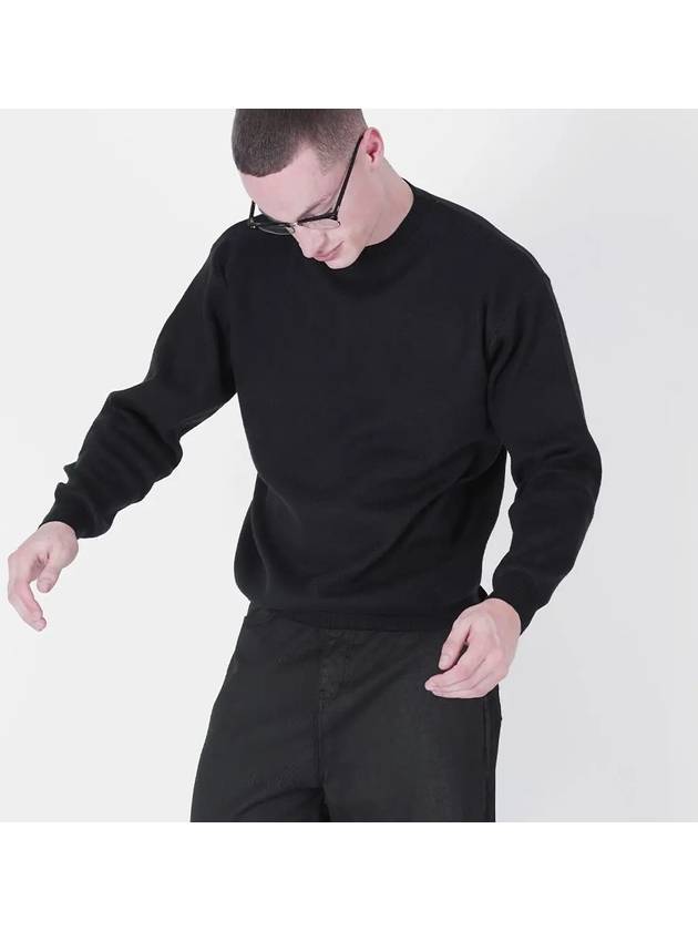 Hazy Cashmere Round Knit Black - CHANCE'S NOI - BALAAN 4