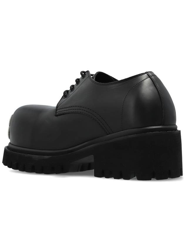 Balenciaga Leather Boots Stomper, Men's, Black - BALENCIAGA - BALAAN 5