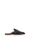 Metal Chain Leather Mule Black - TOD'S - BALAAN 2