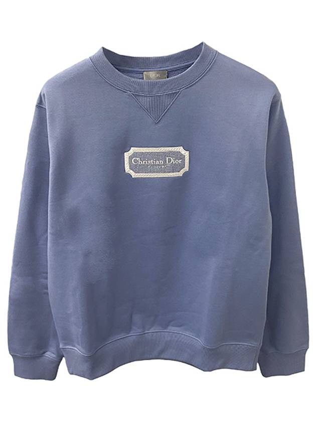 Logo Sweatshirt Blue - DIOR - BALAAN 2