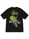 Dolly Pigment Dyed T Shirt Black Women - STUSSY - BALAAN 1