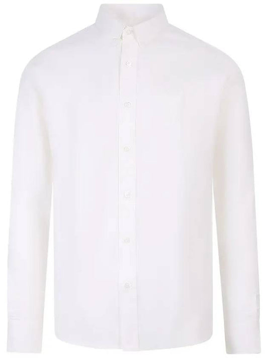 Men's Alexandre Mattiussi Long Sleeve Shirt White - AMI - BALAAN 1