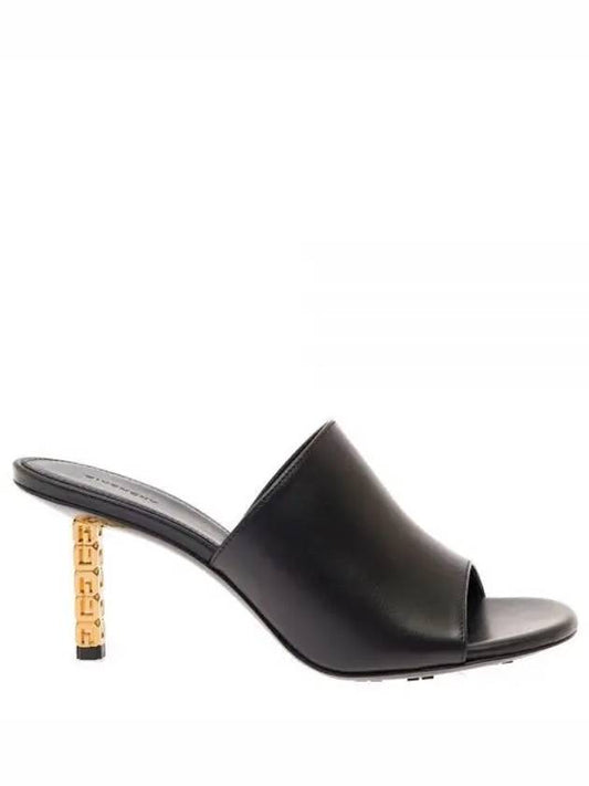 G Gold Cube Mules Sandal Hills Black - GIVENCHY - BALAAN 2