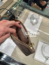 France Outlet Metal Logo Soft Leather Strap Clutch Cameo Color 2F8W 5NH014 - MIU MIU - BALAAN 2