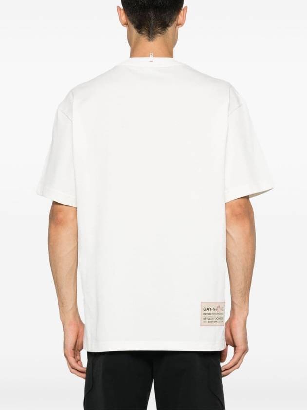 Logo Print Short Sleeve T Shirt White - MONCLER - BALAAN 5