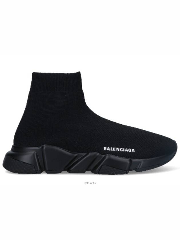 Speed ​​Recycle Knit High Top Sneakers Black - BALENCIAGA - BALAAN 3