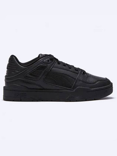 Slipstream Leather Low Top Sneakers Black - PUMA - BALAAN 2