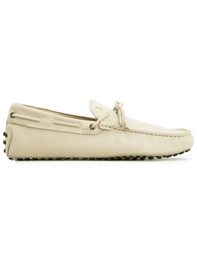 Gommino Nubuck Driving Shoes  Beige - TOD'S - BALAAN 3