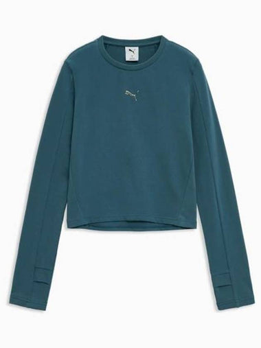 Dare To Long Sleeve T-Shirt Blue - PUMA - BALAAN 1