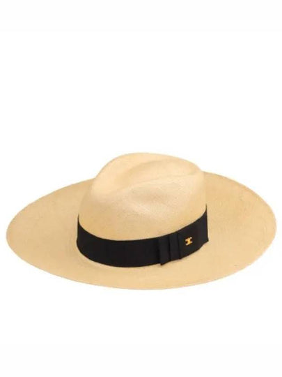 Triomphe Wide-Brimmed Hat Natural Black - CELINE - BALAAN 2