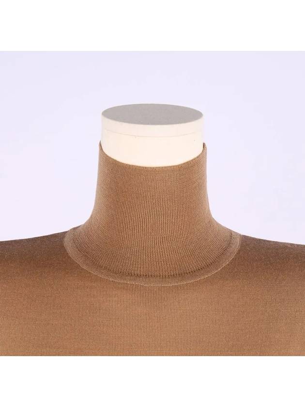 Women's Talea Virgin Wool Turtleneck Brown - MAX MARA - BALAAN 6