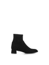 GRACE suede ankle boot heels SOCK BOOTIE StrBlack - STUART WEITZMAN - BALAAN 1