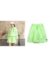 Golf Tennis Women s Memory Balloon Skirt Yellow Green - AVAVE - BALAAN 3