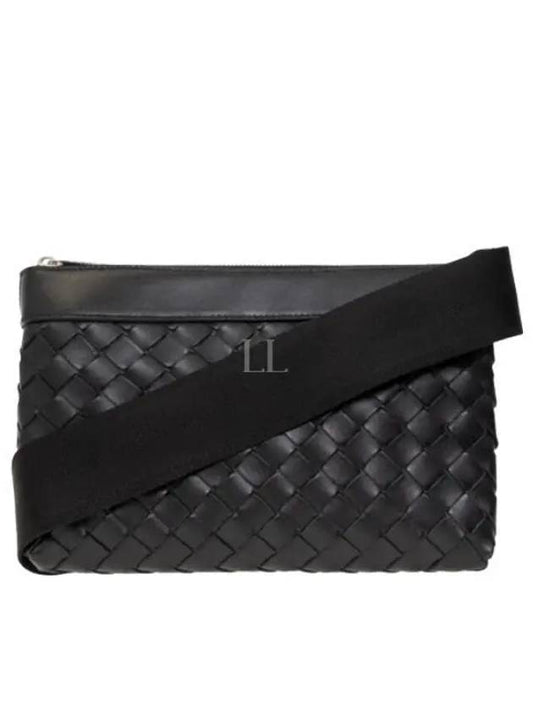 Classic Duo Shoulder Bag Black - BOTTEGA VENETA - BALAAN 2