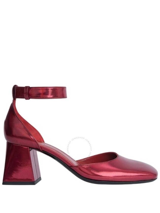 By Far Judy Red Iridescent Square Toe Pumps Brand Size 38 US Size 8 - BY FAR - BALAAN 1