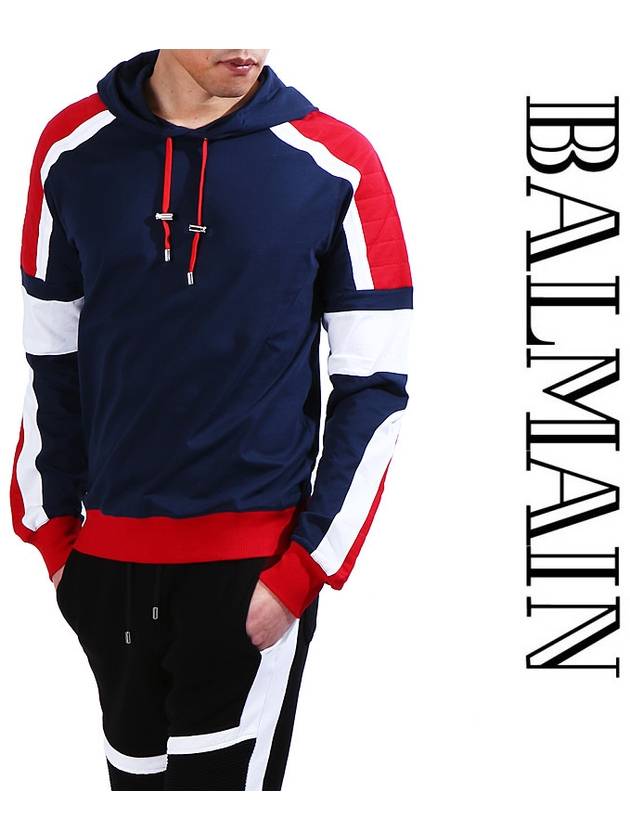 Drawstring Cotton Hoodie - BALMAIN - BALAAN 2