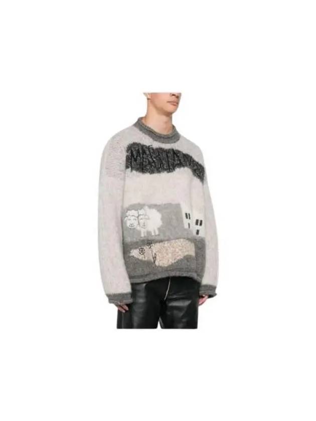 Graphic printing wool alpaca knit S58305285 01 - MAGLIANO - BALAAN 2