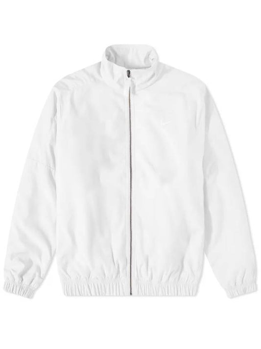 Sportswear NRG Solo Swoosh Satin Bomber Jacket Summit White - NIKE - BALAAN 2