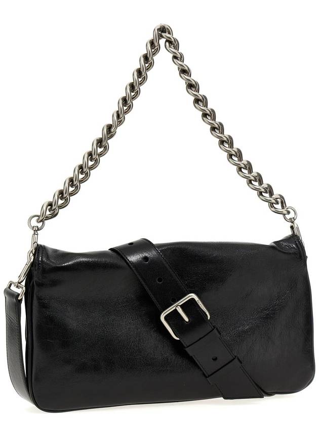 Women's BB Soft Large Flap Shoulder Bag Black - BALENCIAGA - BALAAN 3