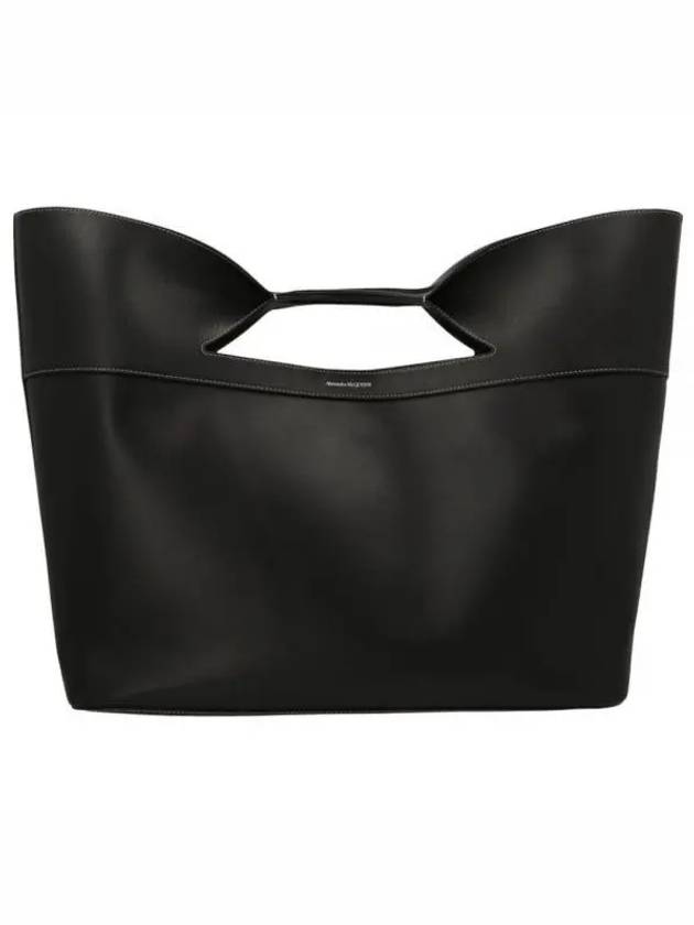 The Bow Large Tote Bag Black - ALEXANDER MCQUEEN - BALAAN 2