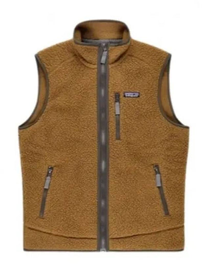 Men's Retro Pile Vest Shelter Brown - PATAGONIA - BALAAN 2