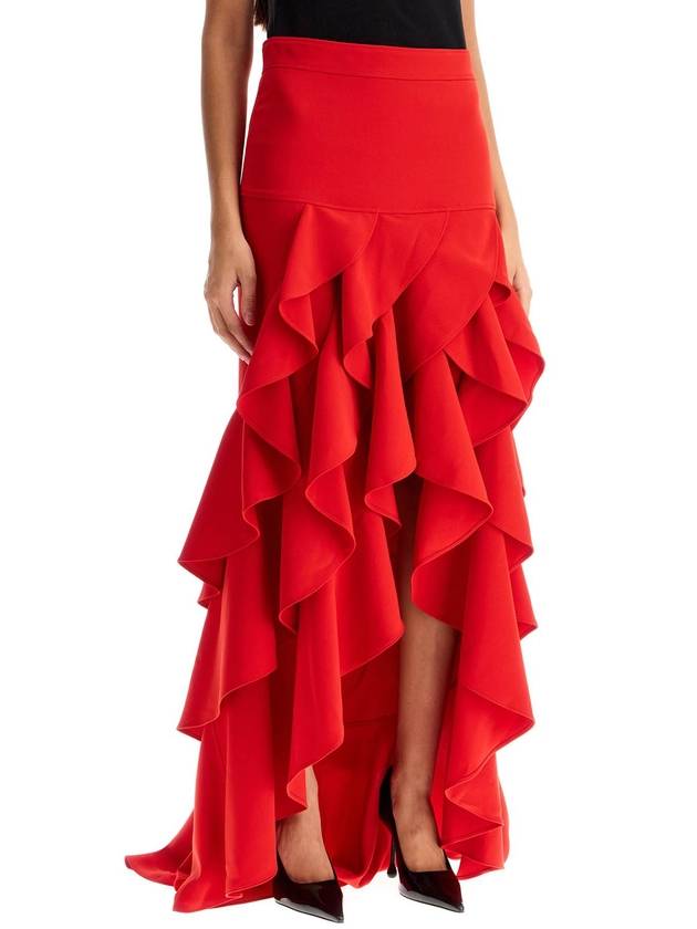 asymmetric skirt with ruffles - MOSCHINO - BALAAN 2