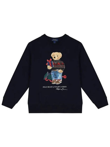 Kids Women Bear Logo Sweatshirt Navy 919722 003 - POLO RALPH LAUREN - BALAAN 1