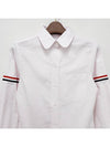 Women's Armband University Striped Oxford Shirt Light Pink - THOM BROWNE - BALAAN 5