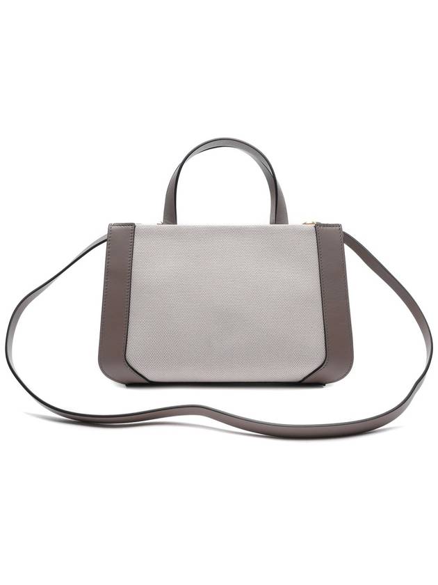 V Logo Signature Tote Bag Grey Ivory - VALENTINO - BALAAN 5