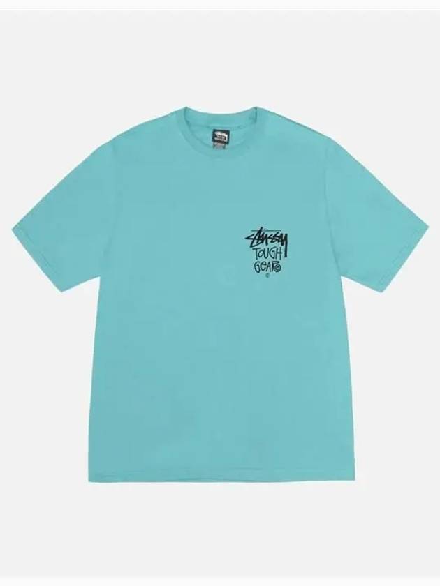 Tough Gear Short Sleeve T-Shirt Ocean - STUSSY - BALAAN 3