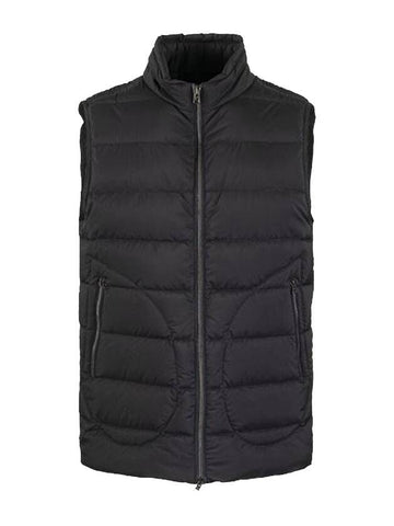 Down Padded Vest Navy - HERNO - BALAAN 1