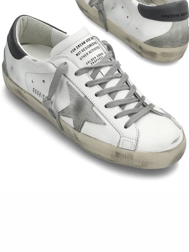 Superstar Grey Tab Low Top Sneakers White - GOLDEN GOOSE - BALAAN 2