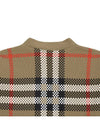 Kids Vintage Check Wool Cardigan Beige - BURBERRY - BALAAN 5