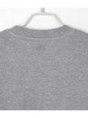 Small Heart Logo Sweatshirt Grey - AMI - BALAAN 6