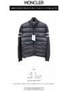 9B00013 M1115 921 Logo Patch Knit Padding Mix Jacket Charcoal Men s TEO - MONCLER - BALAAN 2