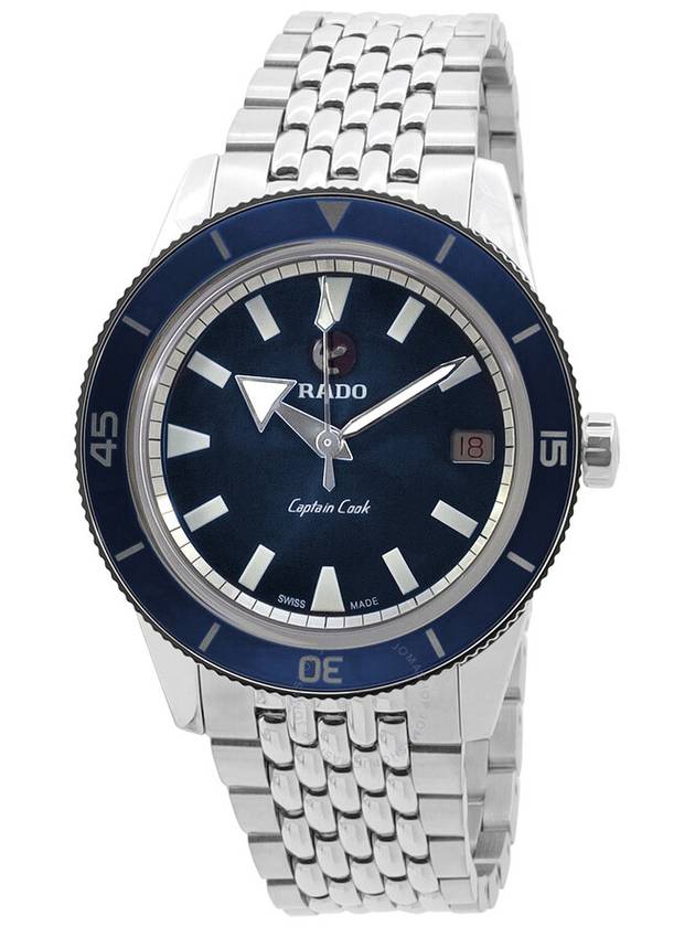 Rado Captain Cook Automatic Blue Dial Unisex Watch R32500203 - RADO - BALAAN 1