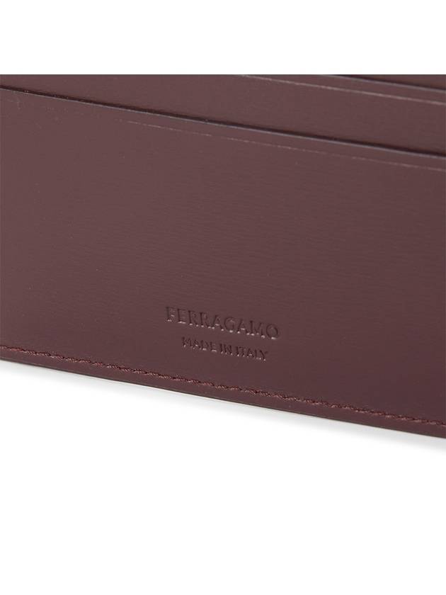 Ferragamo men's half wallet 66 1328 DARK BAROL 0771958 - SALVATORE FERRAGAMO - BALAAN 5