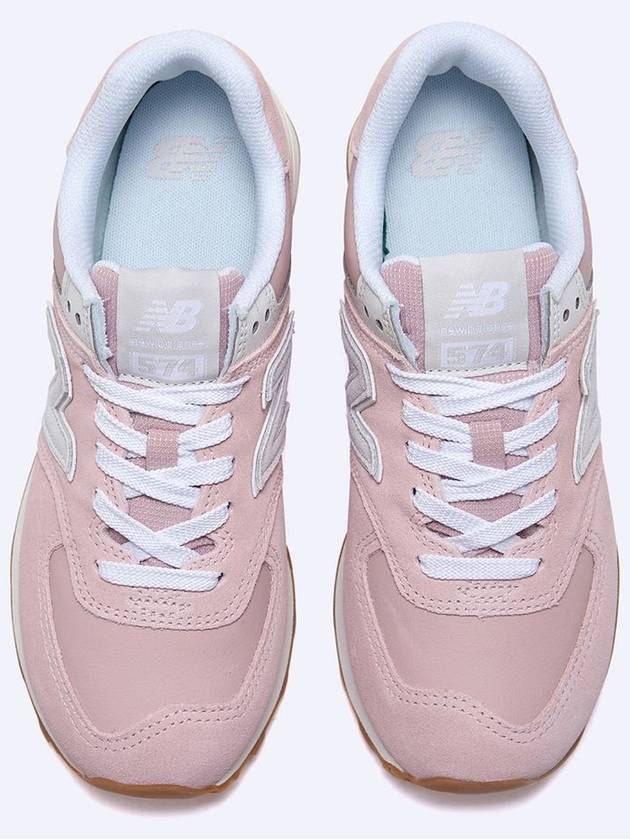 574 Light Pink Angora - NEW BALANCE - BALAAN 5