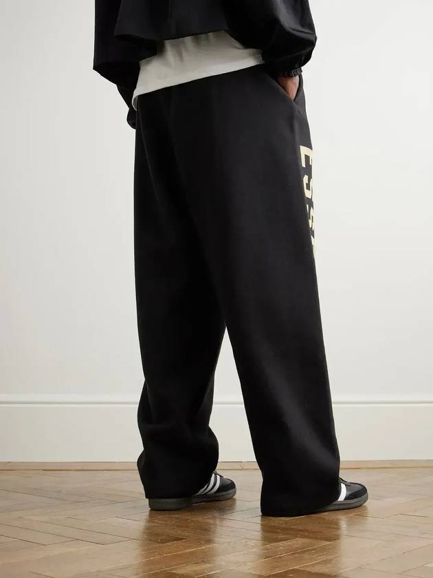 Men s Straight Big Logo Fleeceback Relaxed Sweatpants Track Pants Black 130BT244320F - FEAR OF GOD ESSENTIALS - BALAAN 4