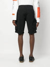 Stretch Cotton Cargo Shorts Black - CP COMPANY - BALAAN 6