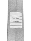 Hidden Stripe Tie Grey - THOM BROWNE - BALAAN 5