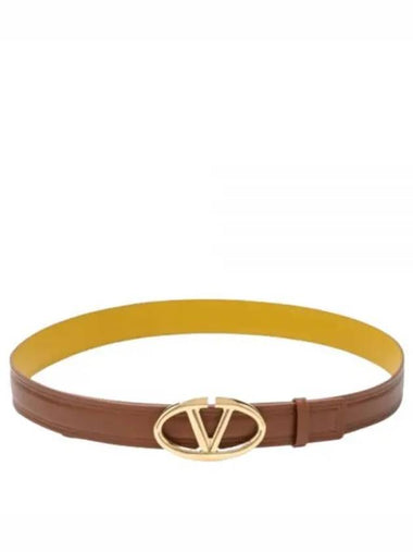 24 4W0T0SJ0 FZC WTQ 4W2T0SJ0 V Bold Edition Leather Belt - VALENTINO - BALAAN 1