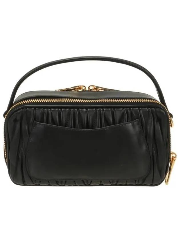 Matelasse Nappa Leather Shoulder Bag Black - MIU MIU - BALAAN 4