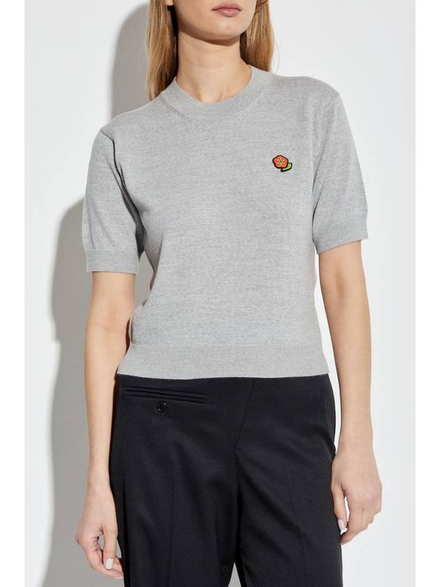 Kenzo Wool Top, Women's, Grey - KENZO - BALAAN 3