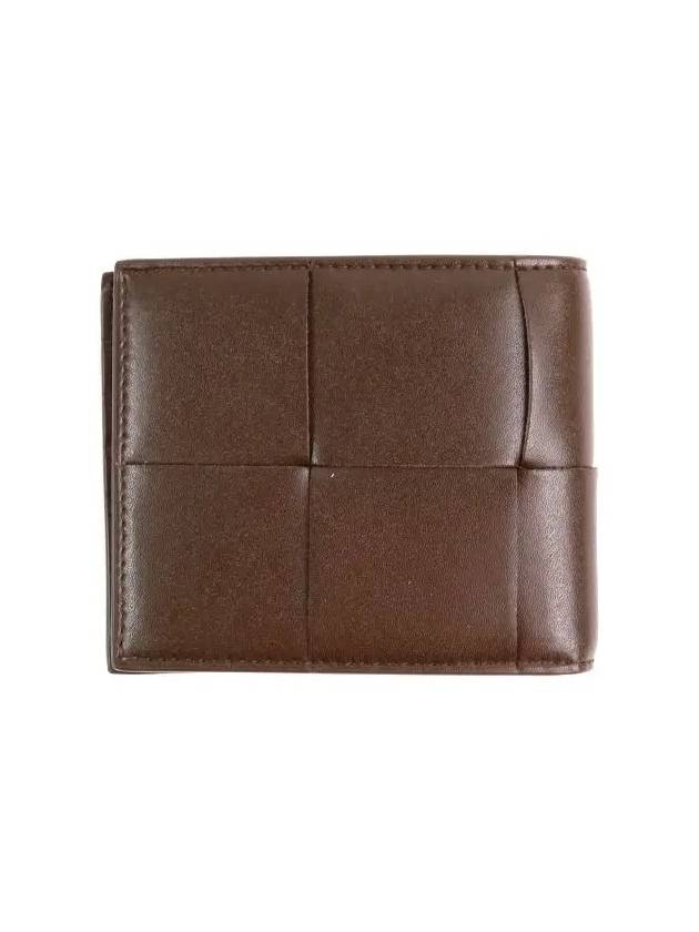 Intrecciato Cassette Half Wallet Brown - BOTTEGA VENETA - BALAAN 3