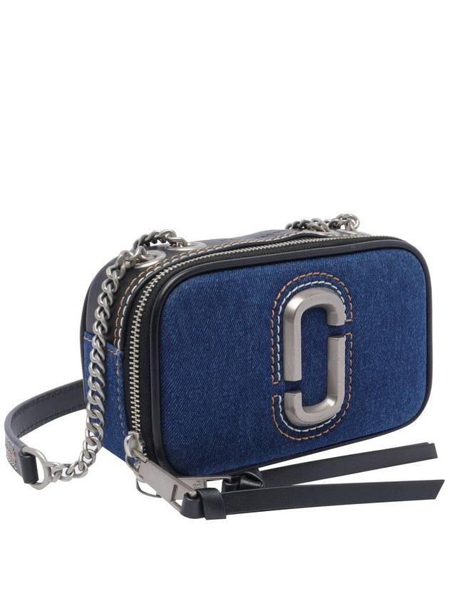 The Denim Chain Snapshot Cross Bag Blue - MARC JACOBS - BALAAN 3